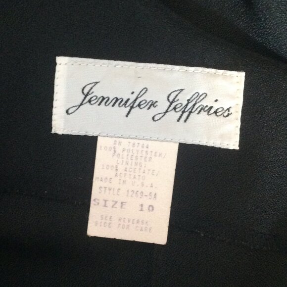 Jennifer Jeffries Black and White Column Dress (Back in the Closet) - Picture 3 of 3